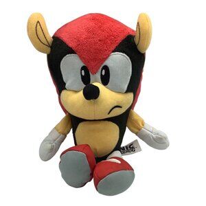 Sonic The Hedgehog Knuckles Plush Toy 9” Jakks Pacific Red/Black Stuffed Animal
